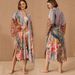 Women's Peacock Print Sun Cover-Up Kimono – Lightweight Beach Shirt, Bikini Cover, Swimwear Wrap, Loose Fit Summer Cardigan_ecoleips.com