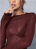 Women’s Sheer Mesh Long Sleeve Top Sexy Slim Fit Layering Shirt Casual Y2K Fashion Blouse Elegant Going Out Streetwear_ecoleips.com