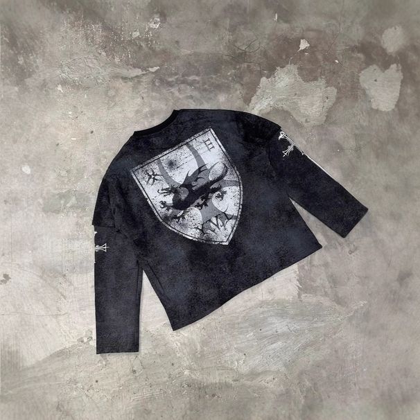 Unisex Long Sleeved Sweatshirt Casual Comfortable Autumn Winter Top American Trendy Harajuku Style Popular Hot Selling_ecoleips.com