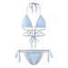 Women's Clothing Swimsuit Woman Mermaid Diamond Chain Pure Desire Style Strap Triangle Bikini Three Point Ins Sexy Holiday Swimsuit_ecoleips.com