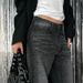 Women's Clothing Retro Personality Hot Diamond Distressed Loose Wide Leg Low Waist Jeans Fashion Casual Pants_ecoleips.com