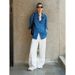Elegant Linen For Women, Sun-Protective Cardigan, Summer Thin Loose-Fit French Cotton-Linen White Shirt_ecoleips.com