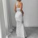 AD243 Quality Model 2025 Spring Sexy Style Private Wear Socialite Women's Halter Square Neck Patchwork Dress_ecoleips.com