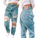 Women's Clothing Etro Ripped Jeans Girl_ecoleips.com