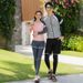 Aria Basics Korean Men's Women's Summer Couple's Swimwear Set, Two-piece Long-sleeve And Long-pants, Conservative, Sun-protective,_ecoleips.com