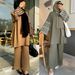 Women's Clothing Plus Wide Leg Pants Trousers Two Piece Set_ecoleips.com