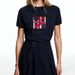 CHCH Women's T-shirt Summer New High Quality Round Neck Embroidered Texture Top_ecoleips.com