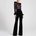 Women's Clothing autumn and winter new gold velvet stitching long sleeved jumpsuit casual party women's trousers_ecoleips.com