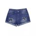 2025s 2025 Summer New Ripped Denim Shorts For Women With Unique Street Style Print And Patchwork_ecoleips.com