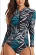 Aria Basics 2025 New Surfing Suit Sun Protection Printed European And American One-Piece Swimsuit For Women Slim Fit_ecoleips.com