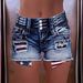 Women's Clothing New Half Pants Women's Ripped Mid Length Pants Elastic Washed Denim Shorts Women_ecoleips.com