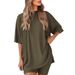 Women's Clothing Summer New Fashion Leisure Suit Solid Color Loose Pajamas Women's Clothing_ecoleips.com