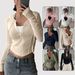 Women's Slim Fit Knitted Cardigan Autumn/Winter Style Sports Sweatshirt Short Zipper Hoodie Top_ecoleips.com