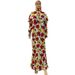 Hot Selling Kaftan Dubai Robe Pullover Headscarf Two-piece Set_ecoleips.com