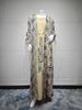 ng2510292 AB432 Fashionable Middle Eastern Two-Piece Dress Set Saudi Dubai Women's Robe Jalabiya With Belt_ecoleips.com