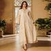 Verve AB423 Muslim Embroidered Sequin Abaya Plus Size Women's Dress New Style_ecoleips.com