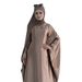 Women's Clothing Arabian Full Skirted Satin Dress Women's Formal Clothing Abaya Prayer Robe Muslim Fashion For Formal & Casual_ecoleips.com