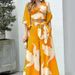Women's Clothing New Print Temperament Commuting High Waist Sexy Fashion Casual Suit_ecoleips.com
