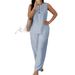 Women's Casual Cotton Linen Pant Sets Comfortable Loose Tops Wide Leg Pants European And American Fashion 2026 Cross Border E Commerce Amazon_ecoleips.com