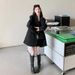 Super Stylish Black Blazer For Women, 2025 Autumn New Model, Elegant And Sophisticated With Rhinestone Embellishments_ecoleips.com