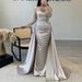 Women's Clothing Women's Banquet Long Sleeved Temperament Socialite Annual Meeting Host Aura Queen Sequined Evening Dress_ecoleips.com