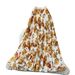 Women's Retro Print Pleated Skirt High Waist A-Line Midi Skirt Elastic Waist Fashion Long Skirt for Commuting Summer_ecoleips.com