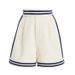 New Women's High-Waisted Navy Swimsuit Two-Piece Set Beachwear_ecoleips.com