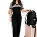 Women's Spring/Summer Short Sleeve Two Piece Set Fashion Trendy Casual Spot Goods_ecoleips.com