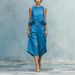 Women's Sleeveless Ruffle Top And Wide-Leg Pants Set, Summer Casual Two Piece Outfit, Stretchy Comfort Jumpsuit Alternative In Solid Colors_ecoleips.com