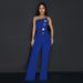 New Style Tube Top Irregular Design Loose Wide Leg Pants Jumpsuit_ecoleips.com