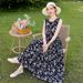 Summer Sleeveless Cotton For Women Plus Size Loose Long Over-the-Knee New Fashionable Slimming High-End Cake Dress_ecoleips.com