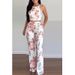 Women's Clothing Summer Two Piece Short Printed Vest High Waist Wide Leg Pants Ladies Leisure Suit_ecoleips.com