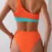 Aria Basics European And American Foreign Trade Patchwork Tank Top Two-piece Swimsuit Set, Tight-fitting Racerback Beach Bikini, In_ecoleips.com