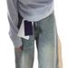 Light-colored Wide-leg Jeans Women, 2025 Spring-summer New Style, High-waisted, Loose-fitting, Slimming, Straight-leg,_ecoleips.com