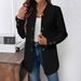 2025 Autumn Winter European And American Women's Cross-Border New Fashion Three-Button Double-Button Jacket Blazer_ecoleips.com