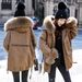 girl Girl Fleece-Lined Thickened Short Jacket With Large Fur Collar Parka For Petite Women Winter 2024 New Cotton Coat_ecoleips.com