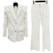 Women's Clothing Star Fashion Thickened Shoulder Pad Tassel Edge Denim Jacket Coat Jeans_ecoleips.com