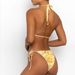Women's Clothing Women's Cross-Over Printed Tie-Up Bikini Swimsuit Style Fashionable Swimwear Modest Coverage, Beach & Pool Ready_ecoleips.com