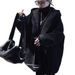 girl Girl Black Coat Women 2025 Autumn Winter New Lamb Wool Parka Korean Style Cotton Jacket High-end Feel Outerwear_ecoleips.com