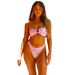 Women's Clothing Split Printed Bikini Sexy Split Swimsuit Multi Color Swimsuit_ecoleips.com