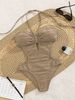 New 2025 Women's One Piece Swimsuit Solid Color Sexy And Stylish Beachwear for Ladies_ecoleips.com