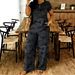Women's Camouflage Casual Suit Set V Neck Short Sleeved Top With Pants Style_ecoleips.com