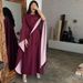 Women's Clothing Robe Satin Dress With Shawl Robe 2 Pieces_ecoleips.com