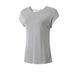 Jaga Ball Women's Lightweight Modal Short Sleeve Yoga Top - Loose Fit Breathable Workout Shirt For Gym, Running, Fitness_ecoleips.com