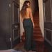 Women's Clothing Spring And Summer Fashion Sexy Lace Splicing Hollow Backless Halter Dress_ecoleips.com