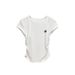 American-Style Summer Women's Top With A Niche Sweet-Spicy Flavor: Short-Sleeved, Embroidered, Solid-Color, Pleated, Wai_ecoleips.com