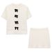 Women's Clothing Spring And Summer New Fashion Bow Short Sleeved Jacket_ecoleips.com