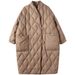 Women's Down Cotton Jacket Light And Thin Mid-length Bread Jacket Winter_ecoleips.com