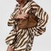 2026 New Spring Women's Clothing European American Cross-Border Fashion Casual Printed Top And Shorts Two-Piece Set_ecoleips.com