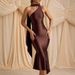 Women’s Clothing Summer New Long Skirt Women's Clothing Fashion Temperament Sexy Backless Dress Dress Female_ecoleips.com